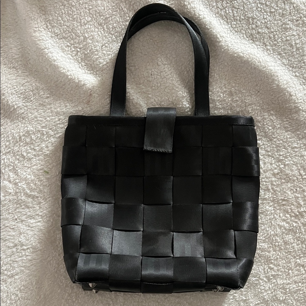 Harveys Black Woven Tote Bag